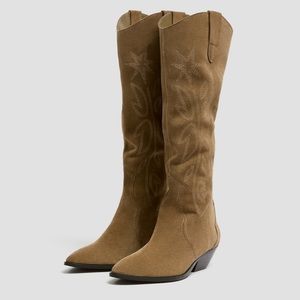 Leather Cowboy Boots